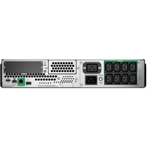 ДБЖ APC 700W/1000VA,L-I,USB,LCD,Smart Slot,SmartConnec t,RM 2U SMT1000RMI2UC