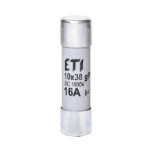 Запобіжник ETI, CH 10x38 gPV 16A 1000V (30kA)