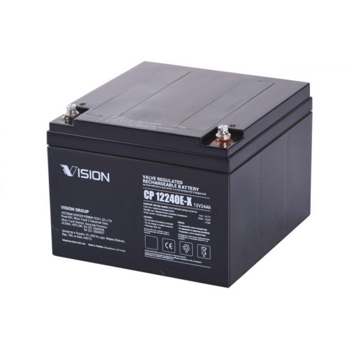 Акумуляторна батарея Vision CP, 12V, 24Ah, AGM
