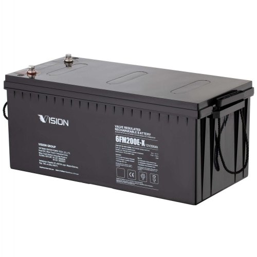 Акумуляторна батарея Vision FM, 12V, 200Ah, AGM