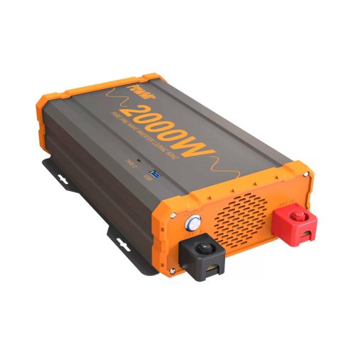 Інвертор PowMr POW-HV2K-12V 12V 220V 2000W, Чиста синусоїда, 1Shuko, 1 х USB-C, 1 х USB-A