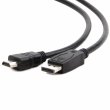 Кабель монітора 1м DisplayPort-DisplayPort Cablexpert (CC-DP-HDMI-1M)