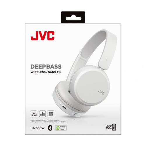 Гарнітура бездротова JVC HA-S36W White