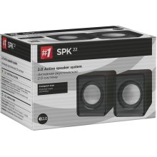 Акустична система 2.0 Defender SPK 22, 5Вт, чорна, USB