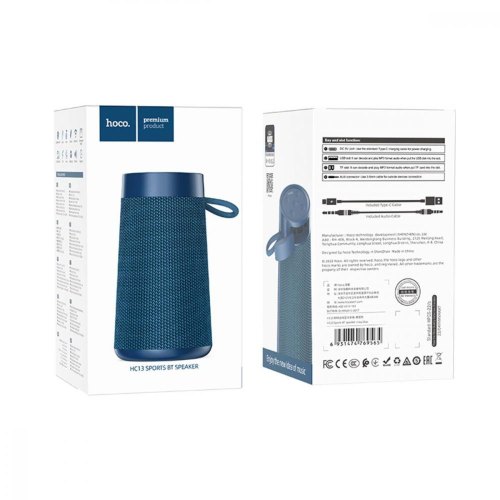 Портативна колонка Hoco HC13 Sports BT speaker, Navy Blue