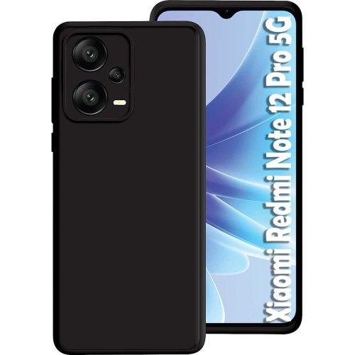 Силіконовий чохол BeCover для Xiaomi Redmi Note 12 Pro 5G Black (708814)