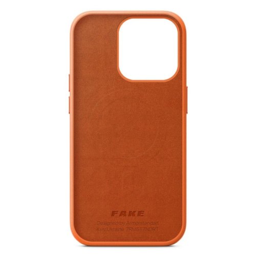 Чохол-накладка ArmorStandart FAKE Leather Case для Apple iPhone 14 Pro Golden Brown (ARM64461)