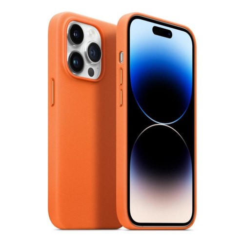 Чохол-накладка ArmorStandart FAKE Leather Case для Apple iPhone 14 Pro Golden Brown (ARM64461)