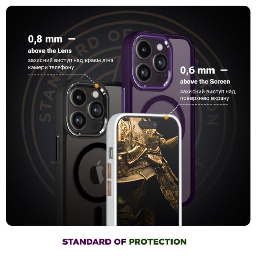 Чохол-накладка ArmorStandart Unit MagSafe для Apple iPhone 14 Pro Max Purple (ARM66953)