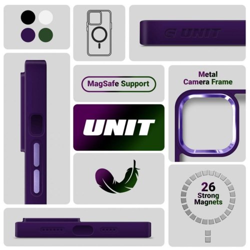 Чохол-накладка ArmorStandart Unit MagSafe для Apple iPhone 14 Pro Max Purple (ARM66953)
