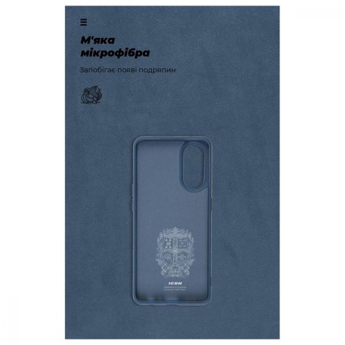 Чохол-накладка Armorstandart Icon для Oppo Reno8 T 4G Dark Blue (ARM66471)