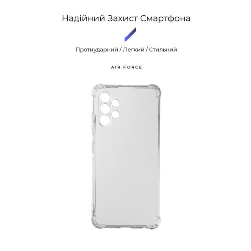 Чохол-накладка Armorstandart Air Force для Samsung Galaxy A32 SM-A325 Camera cover Transparent (ARM66422)