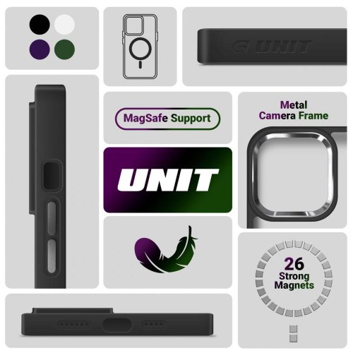 Чохол-накладка ArmorStandart Unit MagSafe для Apple iPhone 13 Pro Black (ARM66939)