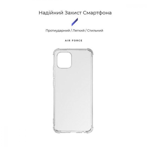 Чохол-накладка Armorstandart Air Force для Samsung Galaxy A03 SM-A035 Camera cover Transparent (ARM62094)