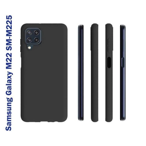 Силіконовий чохол BeCover для Samsung Galaxy M22 SM-M225 Black (706929)