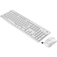 Комплект (клавіатура, миша) бездротовий Logitech MK295 Combo White USB (920-009824)