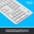 Комплект (клавіатура, миша) бездротовий Logitech MK295 Combo White USB (920-009824)