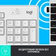 Комплект (клавіатура, миша) бездротовий Logitech MK295 Combo White USB (920-009824)