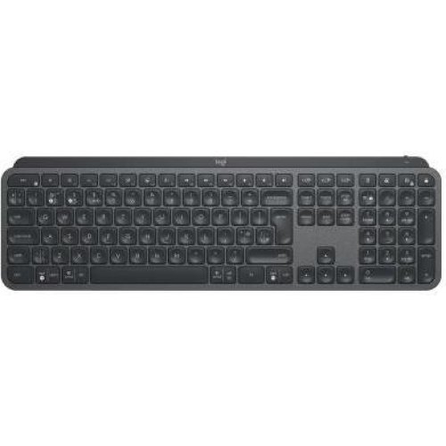 Клавіатура бездротова Logitech MX Keys Advanced for Business Wireless Illuminated UA Graphite (920-010251)
