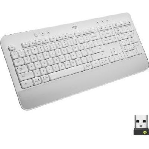 Клавіатура бездротова Logitech Signature K650 US OffWhite USB (920-010977)