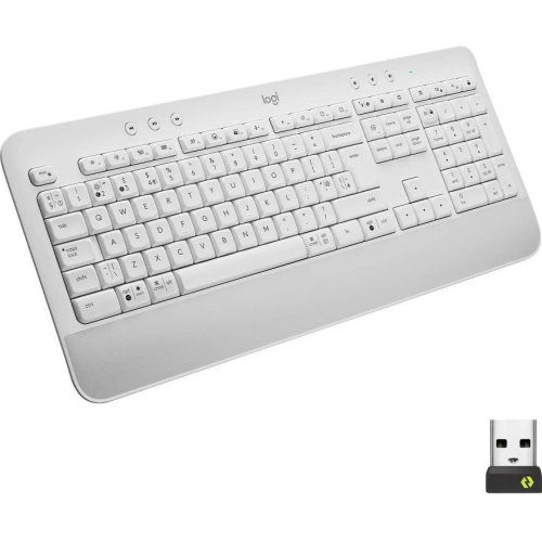 Клавіатура бездротова Logitech Signature K650 US OffWhite USB (920-010977)