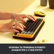 Клавіатура бездротова Logitech Pop Wireless Blast Yellow (920-010735)