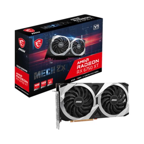 Відеокарта MSI Radeon RX 6750 XT 12GB GDDR6 MECH 2X V1
