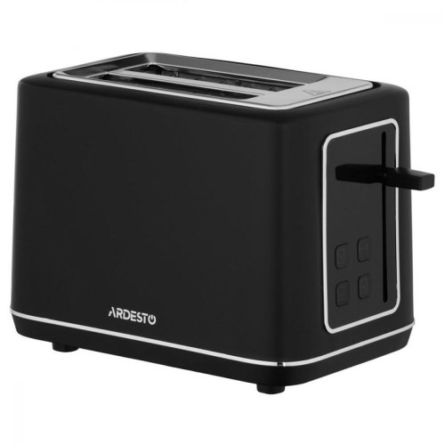 Тостер Ardesto Elegance 800Вт, LED дисплей, пластик, чорний