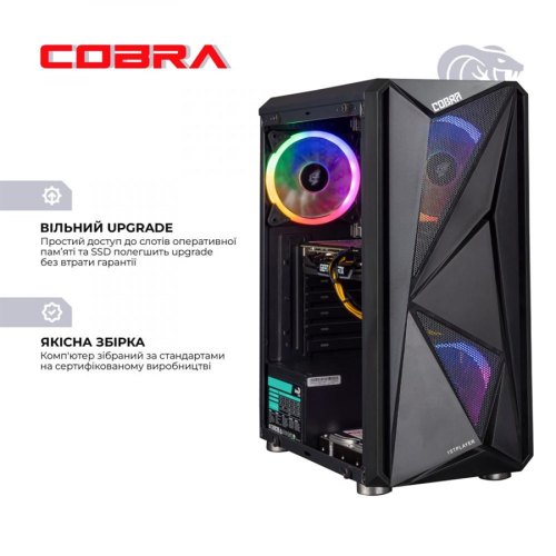 Персональний комп'ютер COBRA Advanced (I121F.16.H1S4.13.16629W)