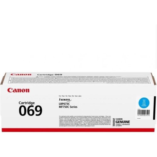 Картридж Canon 069 MF752Cdw/MF754Cdw/LBP673Cdw Cyan (5093C002)