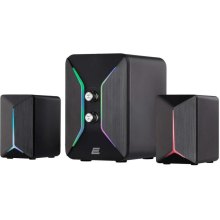 Акустична система 2.1 2E PCS301 RGB, USB, Black