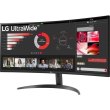 Монітор LG 34 34WR50QC-B 2xHDMI, DP, Audio, VA, 3440x1440, 21:9, 100Hz, sRGB 99%, CURVED, FreeSync, HDR10