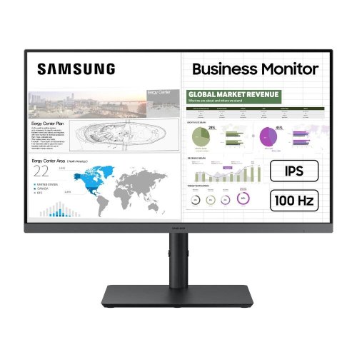 Монітор Samsung 23.8 S24C430 HDMI, DP, USB, IPS, 100Hz, 4ms