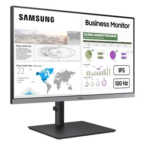 Монітор Samsung 23.8 S24C430 HDMI, DP, USB, IPS, 100Hz, 4ms