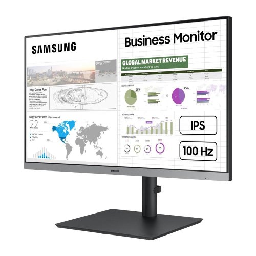 Монітор Samsung 23.8 S24C430 HDMI, DP, USB, IPS, 100Hz, 4ms
