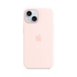 Чохол Apple iPhone 15 Silicone Case with MagSafe - Light Pink (MT0U3ZM/A)
