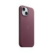 Чохол Apple iPhone 15 FineWoven Case with MagSafe - Mulberry (MT3E3ZM/A)