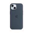 Чохол Apple iPhone 15 Silicone Case with MagSafe - Storm Blue (MT0N3ZM/A)