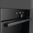 Духова шафа Gorenje електрична, 77л, A+, пара, дисплей, готування на різних рівнях, піроліз, Wi-Fi, чорний