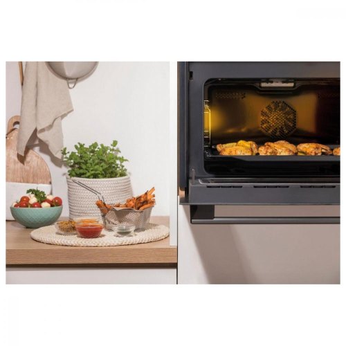 Духова шафа Gorenje електрична компактна, 50л, A+, дисплей, ф-ція мікрохвиль, чорний