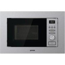 Піч Gorenje мікрохвильова, вбудовувана, 20л, 800Вт, гриль, дисплей, нерж