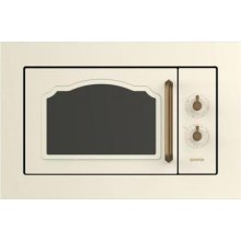 Мікрохвильова піч Gorenje вбудовувана Retro, 23л, міх. управл., 800Вт, гриль, бежевий