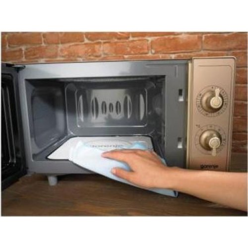 Мікрохвильова піч Gorenje вбудовувана Retro, 23л, міх. управл., 800Вт, гриль, бежевий