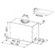 Витяжка Franke вбудовувана Box Flush EVO, 52см, 1035м3ч, FBFE WH MATT A52, білий матовий