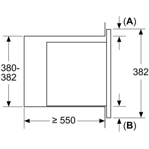 Мікрохвильова піч Bosch вбудована, 25л, електр. управл., 800Вт, гриль, дисплей, нержавіюча сталь