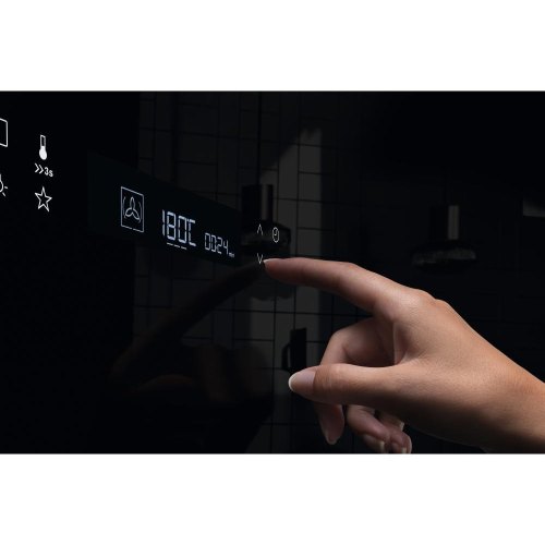 Духова шафа Electrolux електрична, 71л, A+, дисплей, конвекція, піроліз, телескопічні напрямні, чорний+нерж