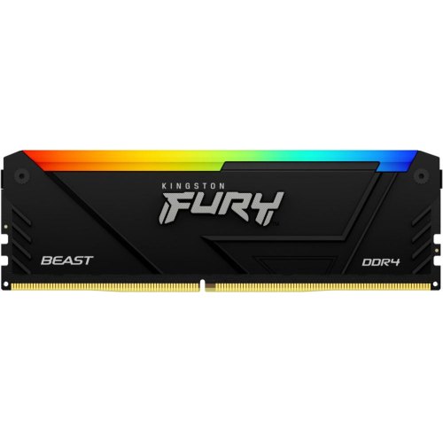 Модуль пам'яті DDR4 8GB/3200 Kingston Fury Beast RGB (KF432C16BB12A/16)