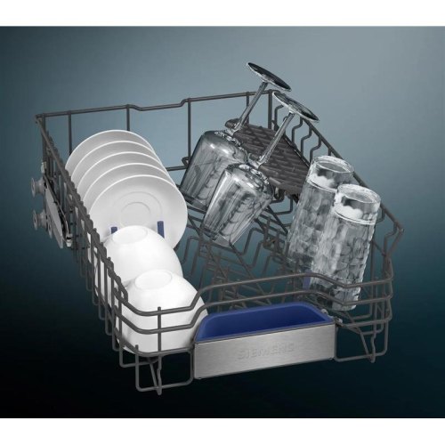 Посудомийна машина Siemens вбудована, 10компл., A++, 45см, дисплей, 3й кошик, білий