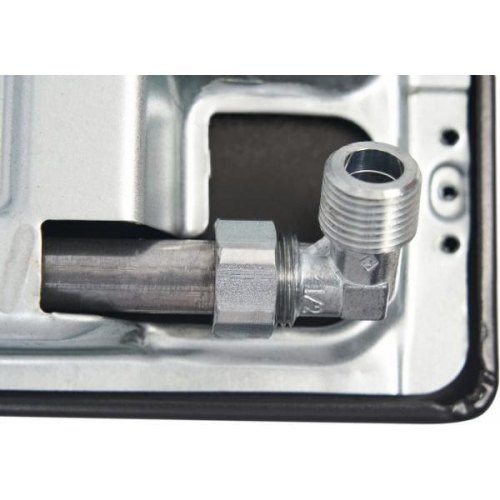 Варильна поверхня Whirlpool газова, 60см, чавун, конфорка з подвійним рядом полум'я, чорний