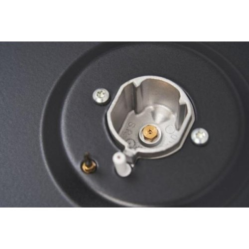 Варильна поверхня Whirlpool газова, 60см, чавун, конфорка з подвійним рядом полум'я, чорний